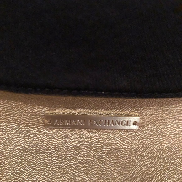 Armani Exchange Gold Biker Jacket - Picture 3 of 3